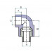 На фото Hi-Therm PP-R elbow 90° with male metal thread